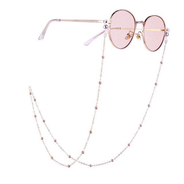 Eye glasses necklace - Beaded Necklace