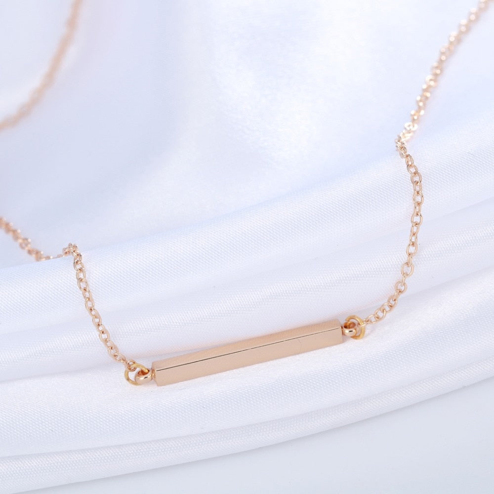 Bar Pendant Necklace