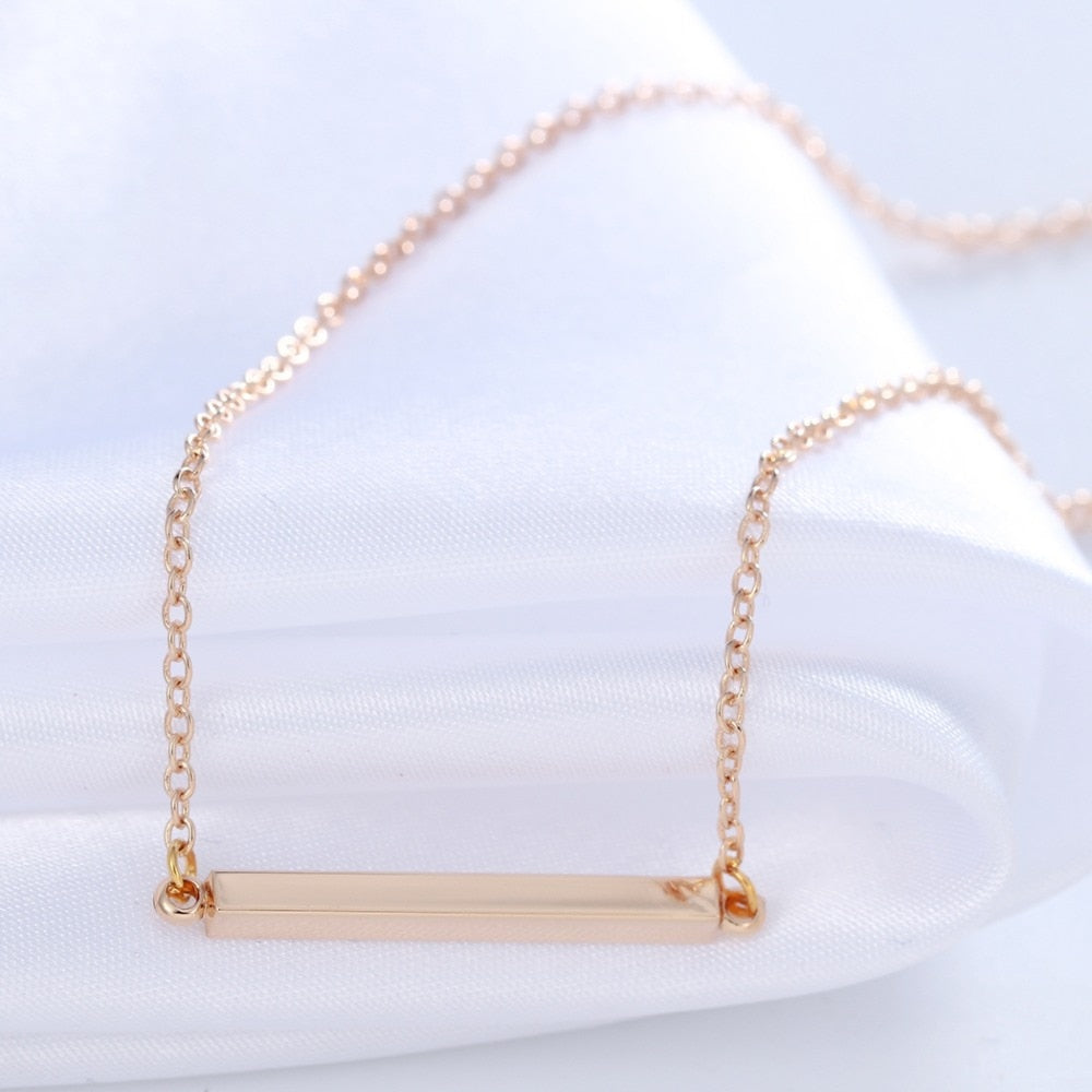 Bar Pendant Necklace