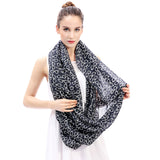 Infinity Scarf  Glasses Print