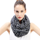 Infinity Scarf  Glasses Print