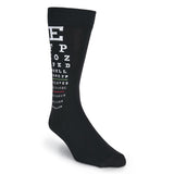 K. Bell Men's Eye Chart Crew Socks