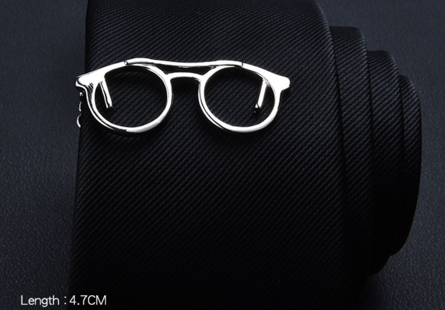 Glasses Tie Clip