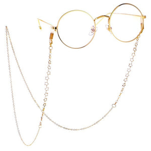 Eye Glasses Necklace - Hollow Star