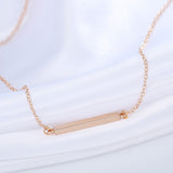 Bar Pendant Necklace