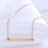 Bar Pendant Necklace