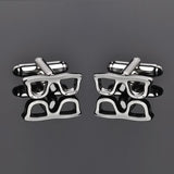 Eye Glasses French Cuff Links