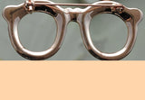 Eye Glasses Brooch with Rhinestones