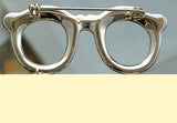 Eye Glasses Brooch with Rhinestones